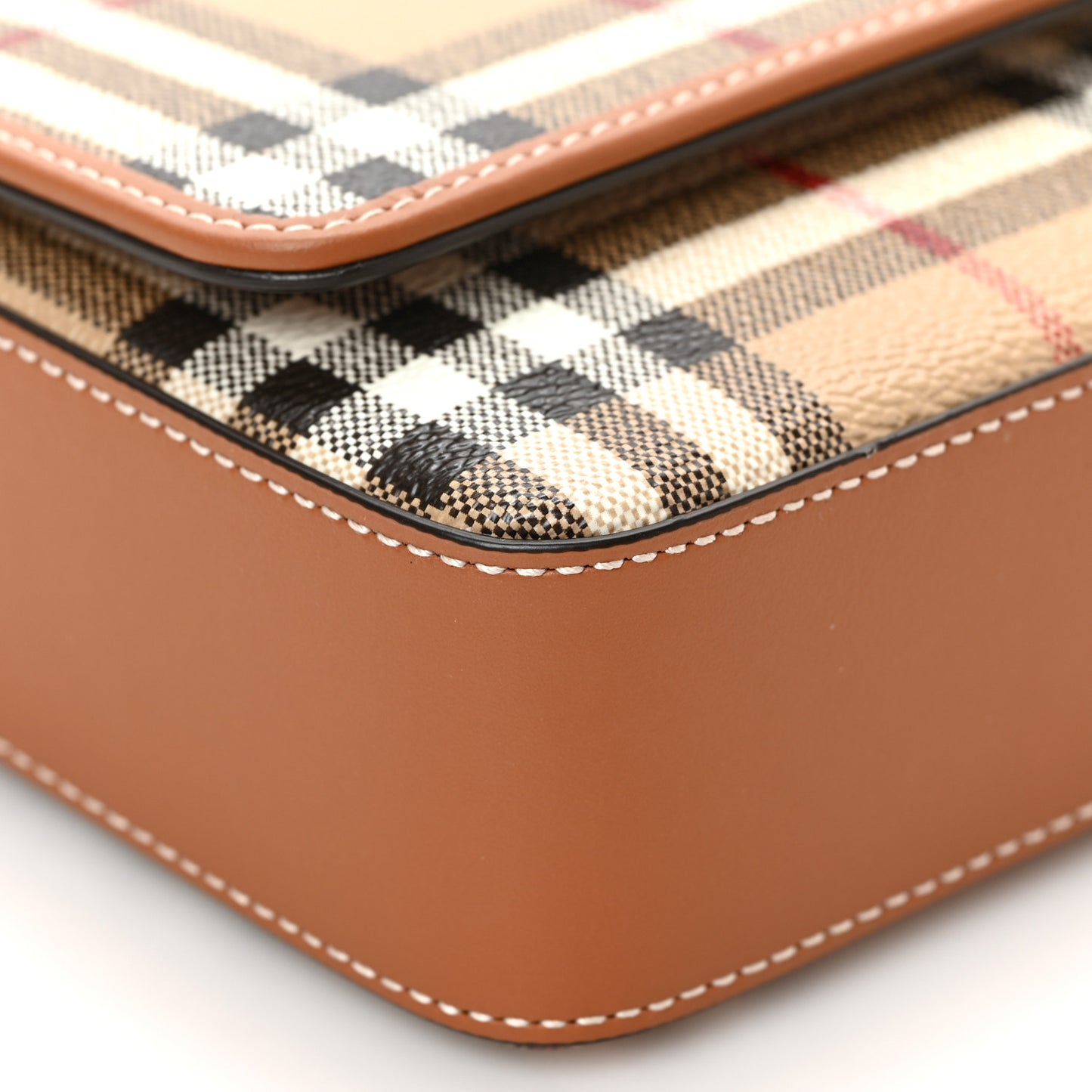 E-Canvas Vintage Check Hampshire Crossbody Archive Beige