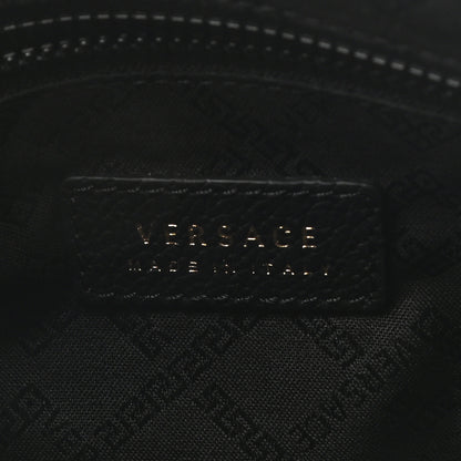 Versace Grained Calfskin La Medusa Pouch Black 5 of 7