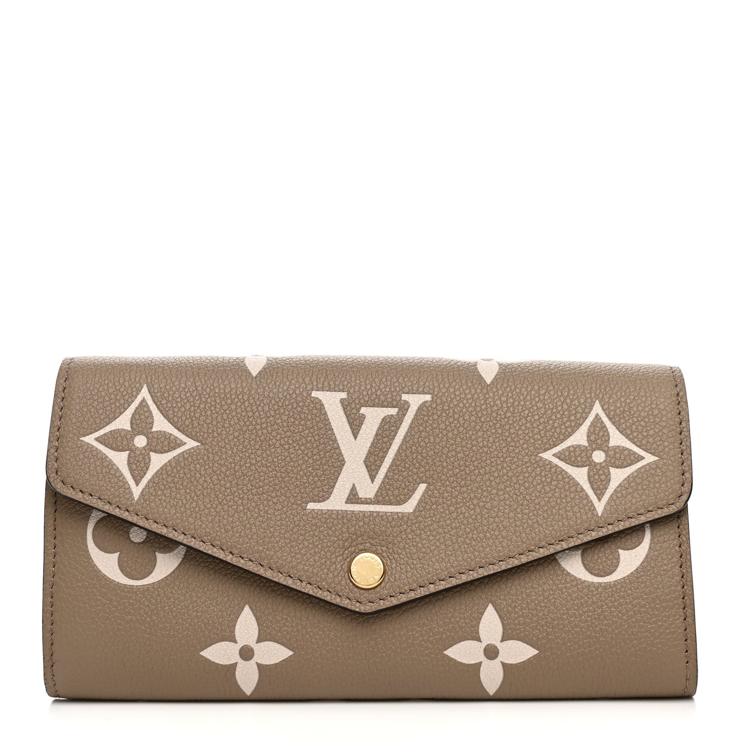 Empreinte Monogram Giant Sarah Wallet Tourterelle Creme