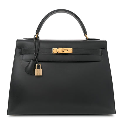 Hermes Box Kelly Sellier 32 Black 1 of 16