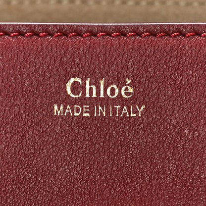 Chloe Smooth Calfskin Mini Drew Shoulder Bag Wine Purple 6 of 9
