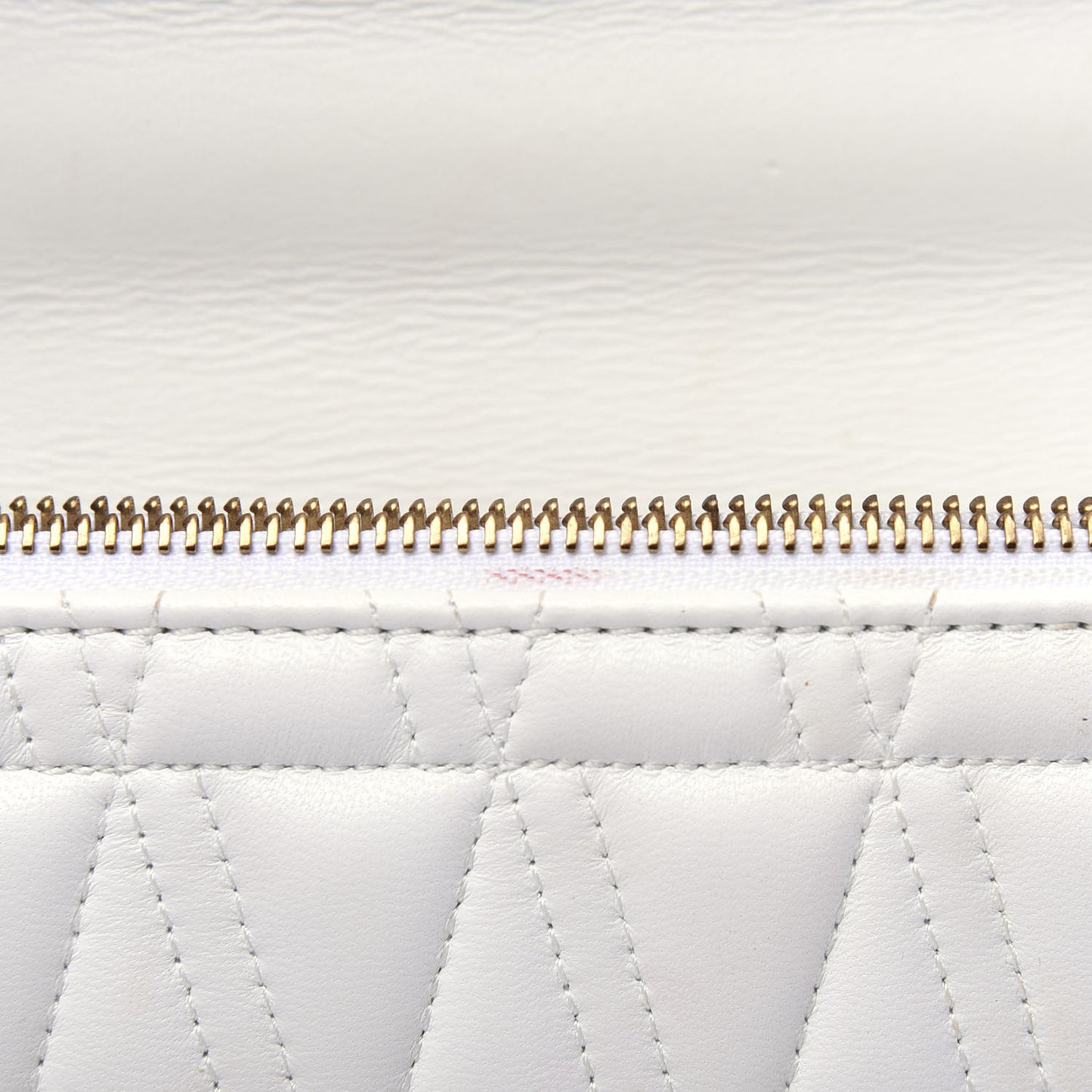 Nappa Quilted Virtus Top Handle Shoulder Bag White
