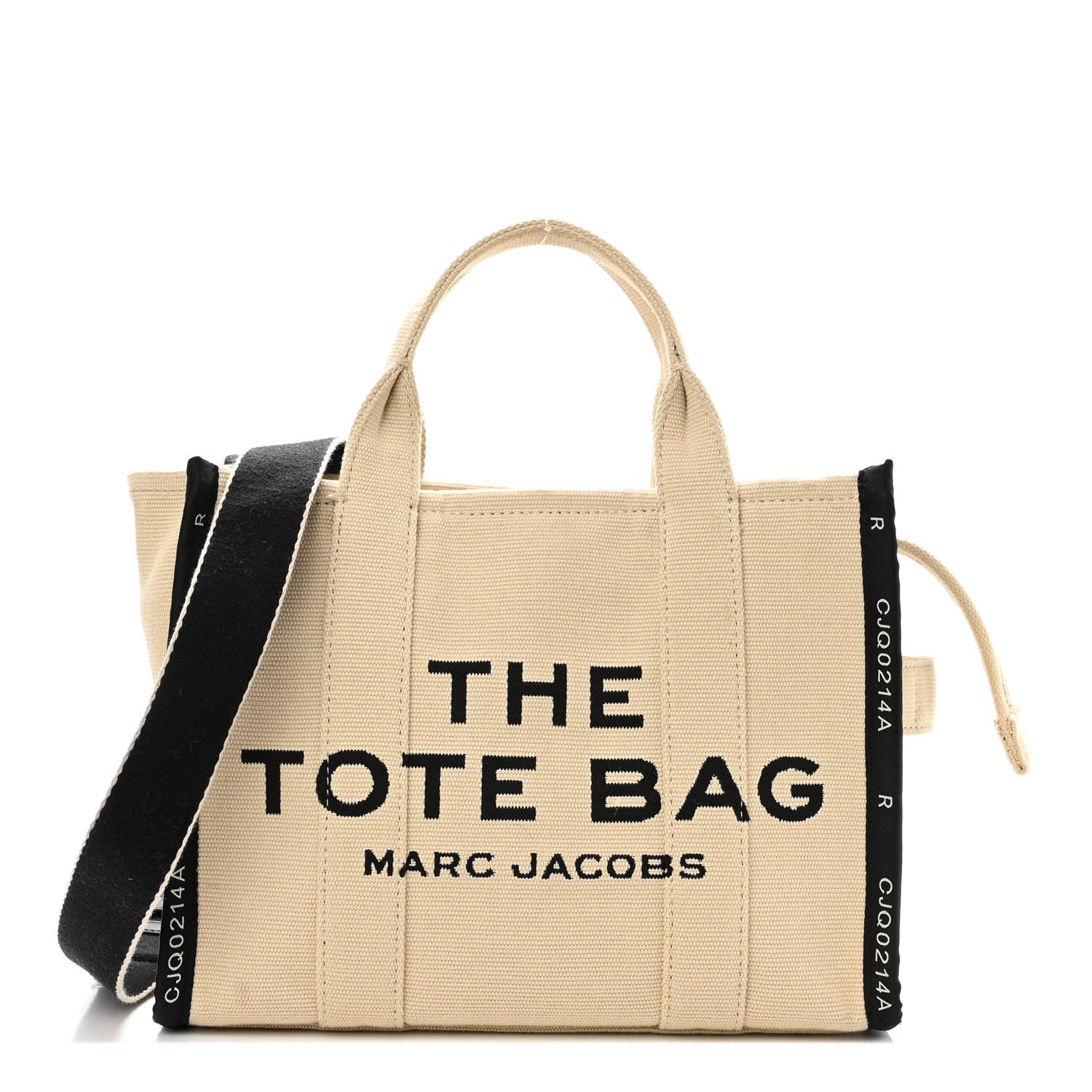 Marc Jacobs Jacquard Medium The Traveler Tote Bag Warm Sand 1 of 10