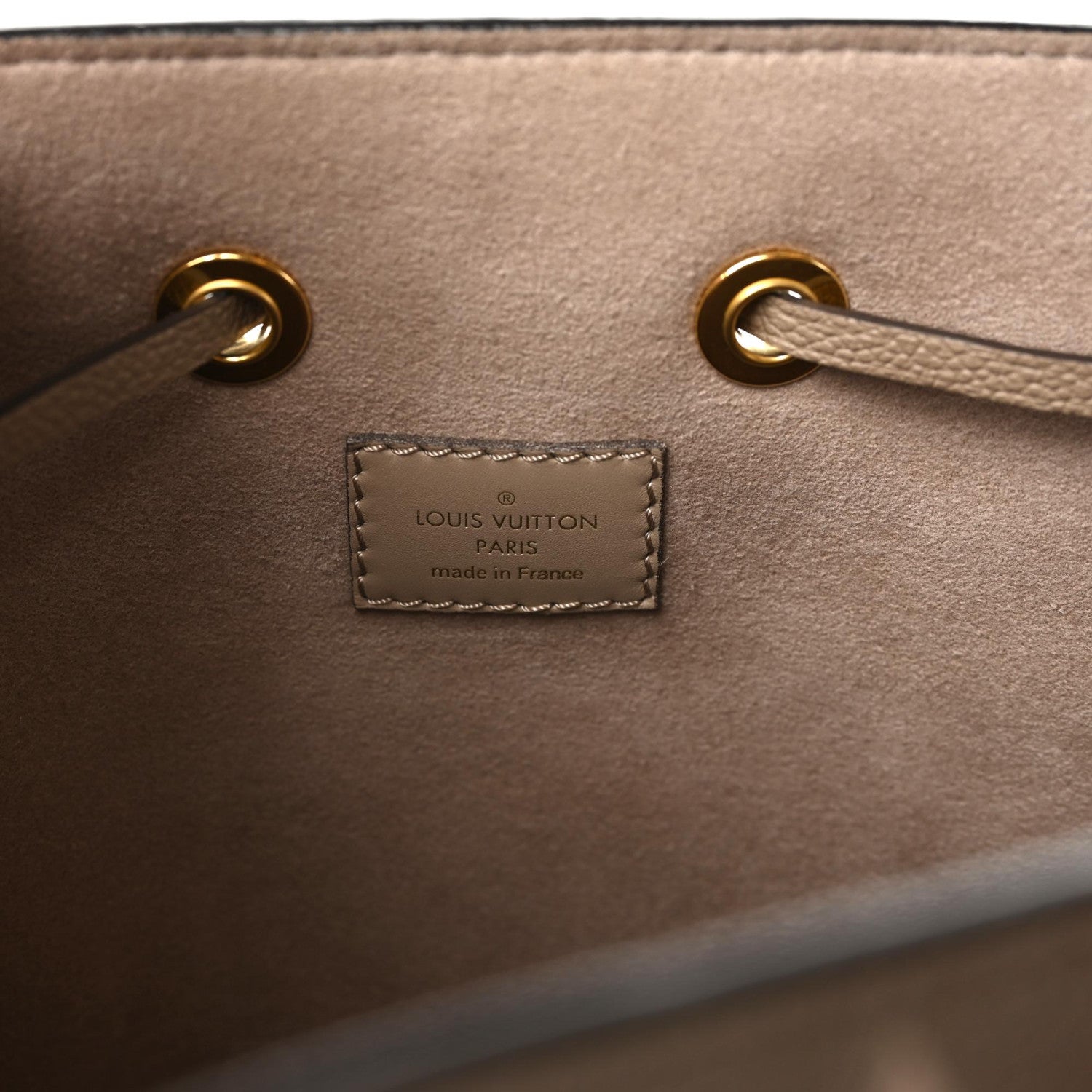 Louis Vuitton Empreinte Monogram Giant Neonoe MM Tourterelle Creme 9 of 10
