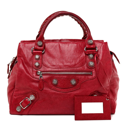 Balenciaga Agneau Giant 21 Silver Hardware Mid Day Pourpre 1 of 14