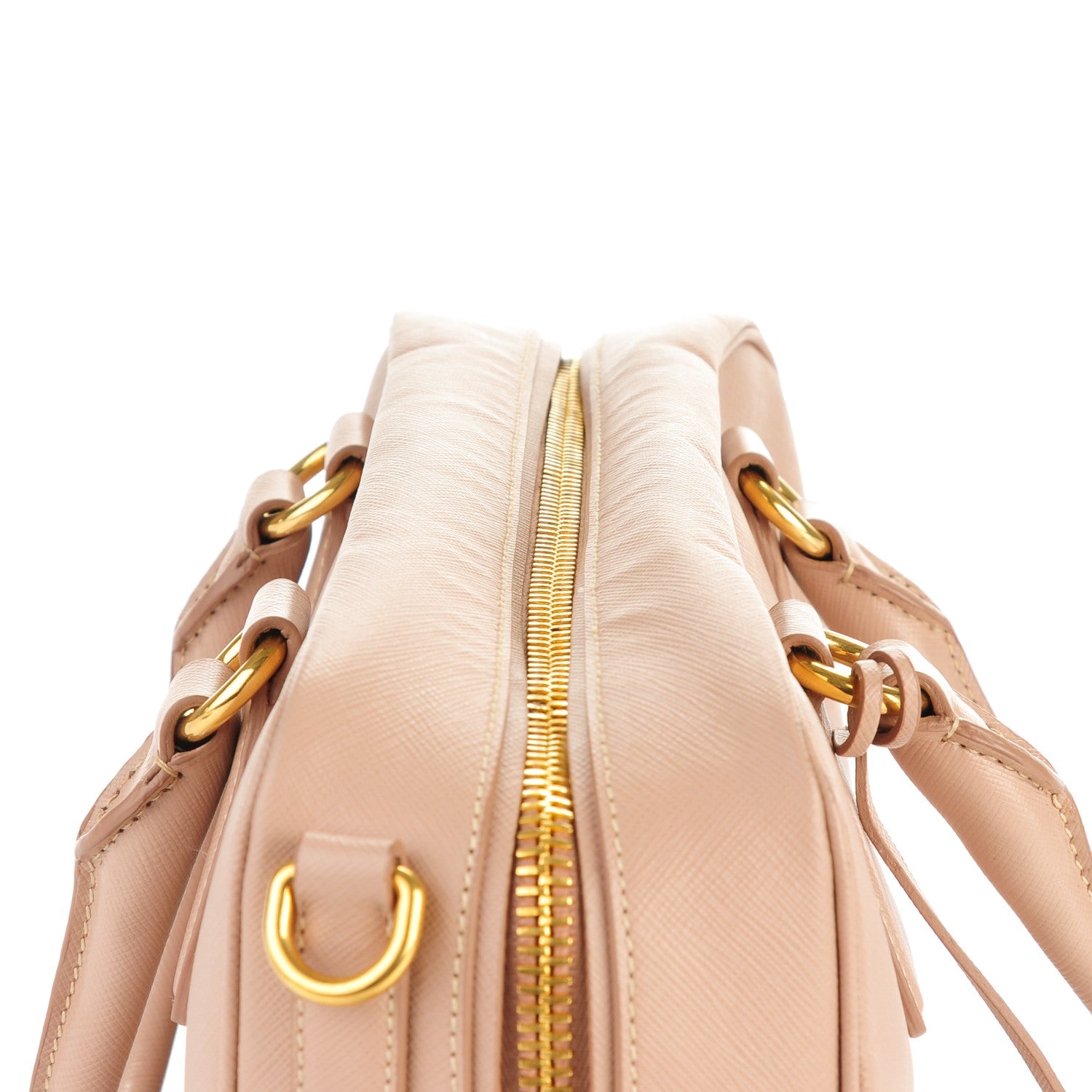 Prada Saffiano Lux Small Boston Cammeo 8 of 8
