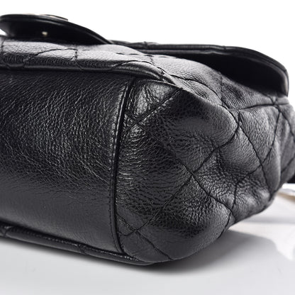 Chanel Glazed Calfskin Stitched On The Road Flap Black 5 of 11