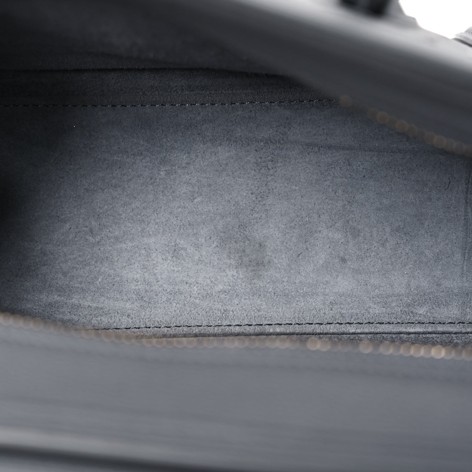 Celine Drummed Calfskin Nano Luggage Kohl 5 of 12