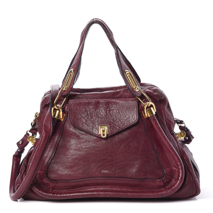 Chloe Calfskin Medium Paraty Dark Red 1 of 13