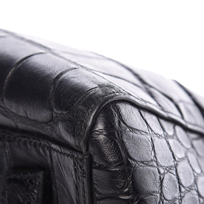Givenchy Calfskin Crocodile Embossed Medium Antigona Black 10 of 16