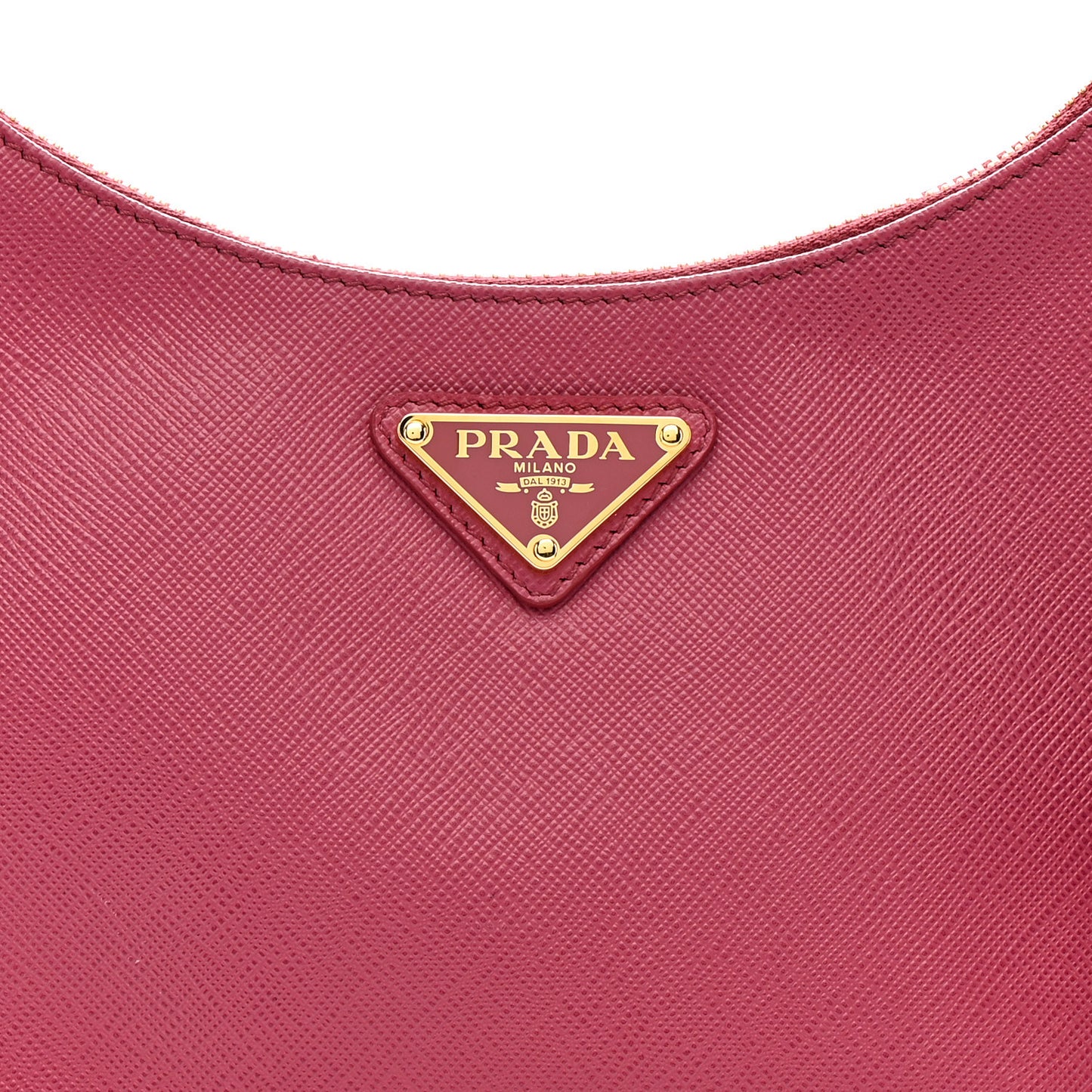 Saffiano Lux Mini Re-Edition Shoulder Bag Bruyere