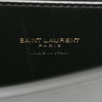 Saint Laurent Box Calfskin Mini Solferino Satchel Black 6 of 10