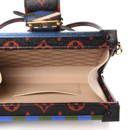 Louis Vuitton Damier Race Petite Malle Blue Vert 5 of 12