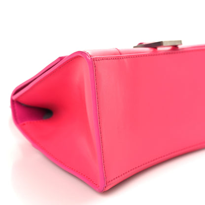 Balenciaga Shiny Box Calfskin Small Hourglass Top Handle Bag Acid Fuchsia 8 of 11