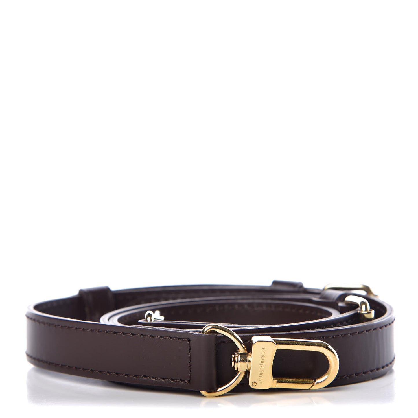 Calfskin Adjustable Speedy Bandouliere Shoulder Strap Brown