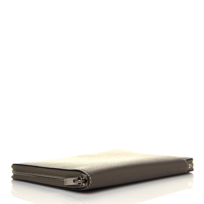 Celine Drummed Calfskin Zip Around Multifunction Wallet Souris 3 of 4