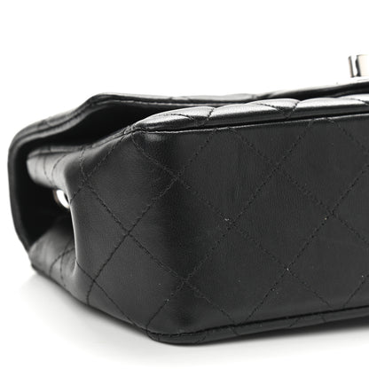 Chanel Lambskin Quilted Mini Rectangular Flap Black 10 of 11