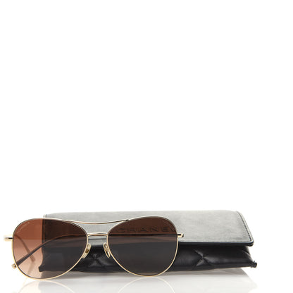 Chanel Sunglasses 4259-T Gold 8 of 8