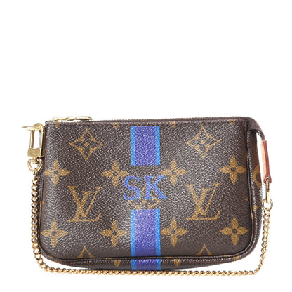Louis Vuitton Monogram My LV Heritage Mini Pochette Accessories Violet Blue Clair 1 of 6