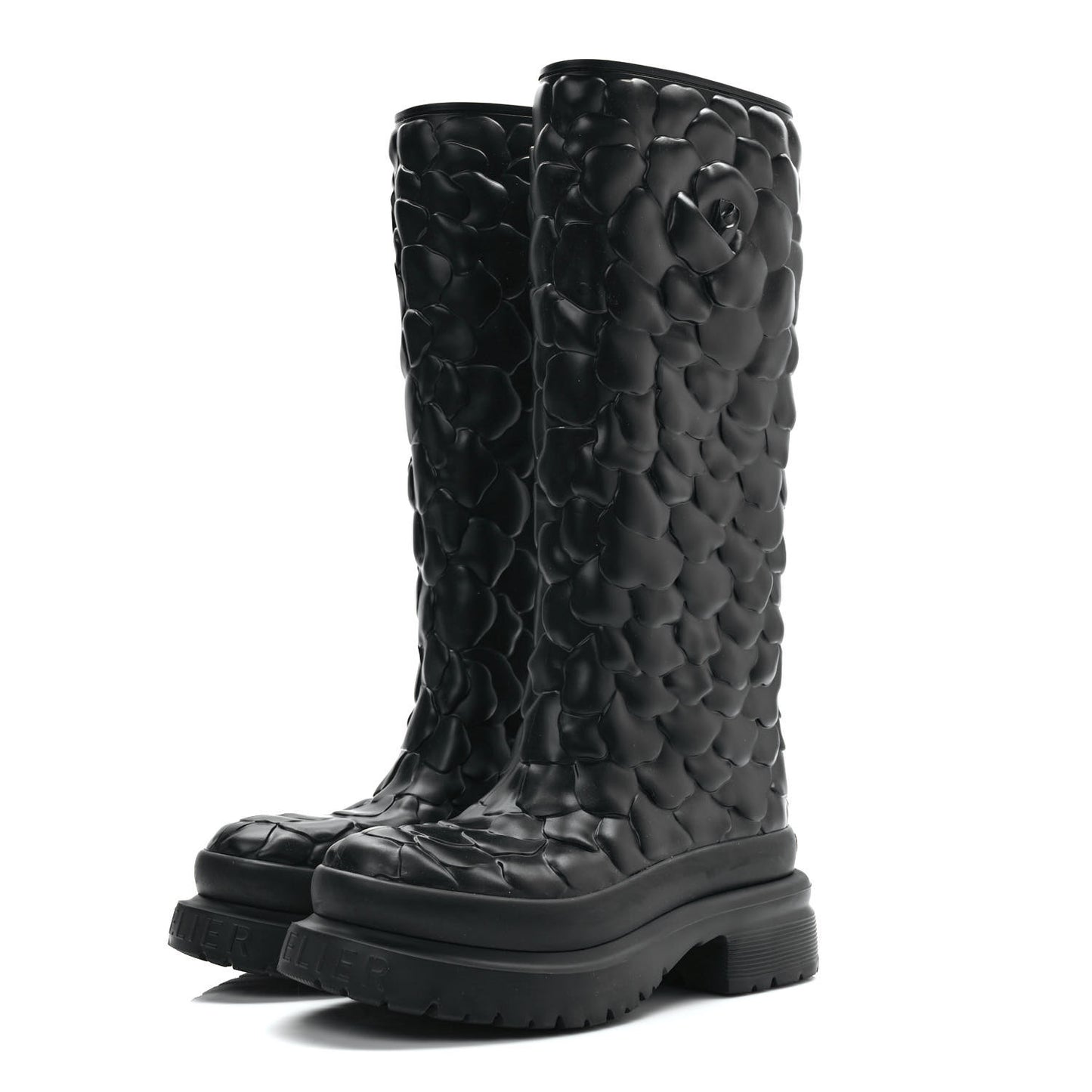 Rubber Atelier 03 Rose Edition 30/50mm Tall Rainboots 38 Black