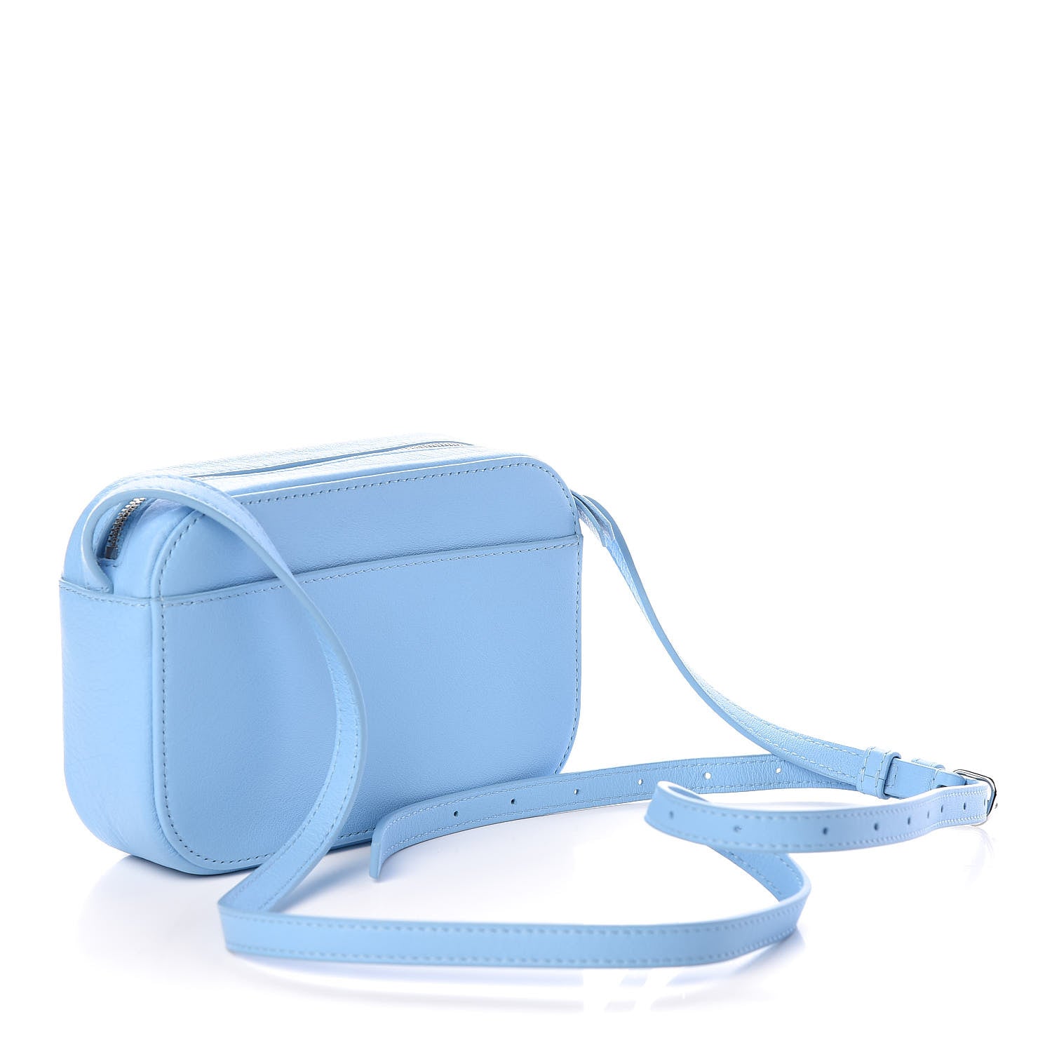 Balenciaga Calfskin XS Everyday Camera Bag Baby Blue Black 3 of 9