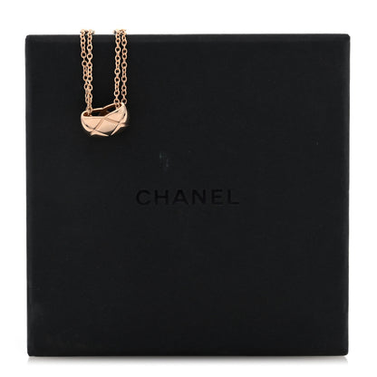 Chanel 18K Beige Gold Coco Crush Pendant Necklace 6 of 6