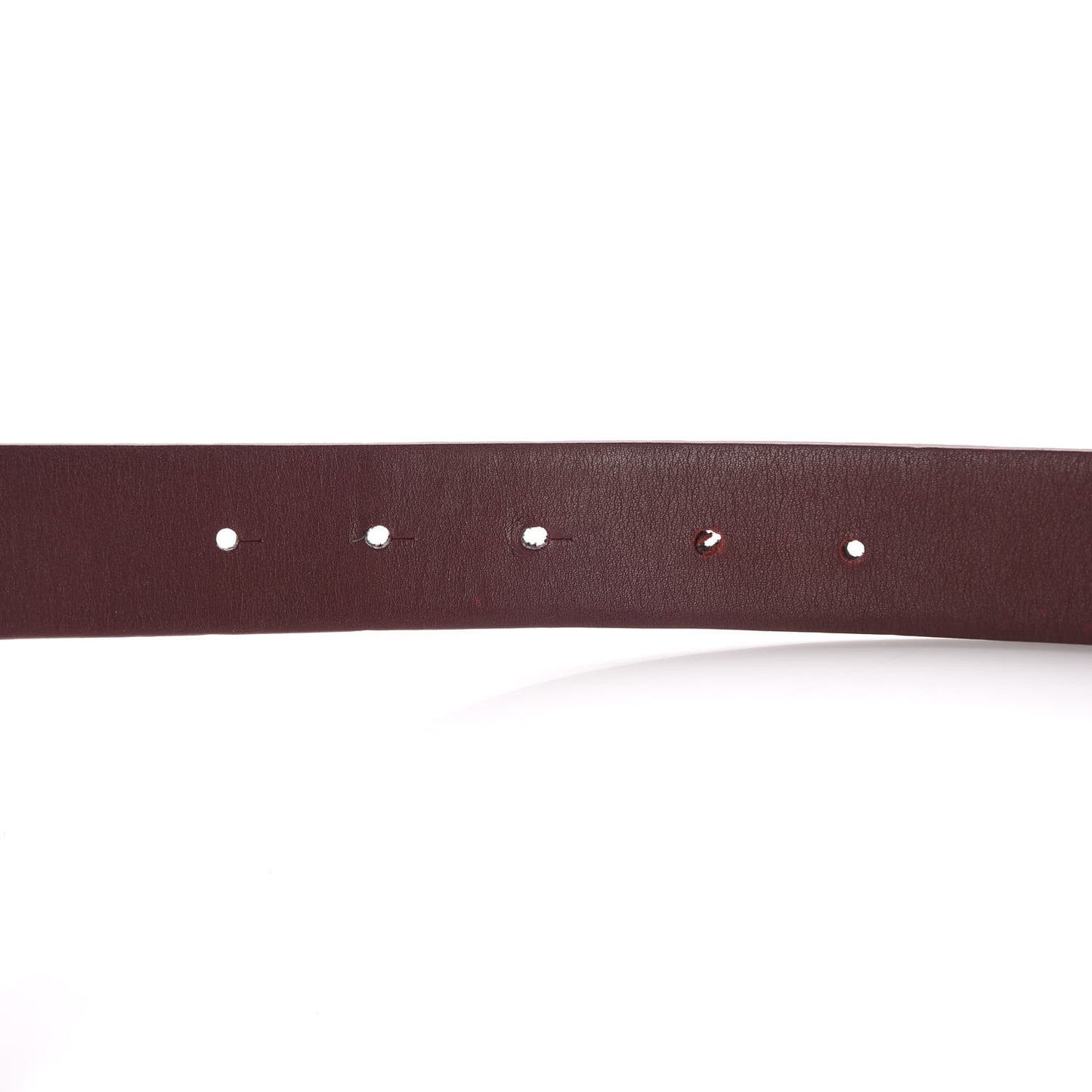 Calfskin CC Reversible Belt 90 Black Burgundy