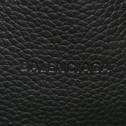 Balenciaga Calfskin Hourglass Zip Tote Black 6 of 12