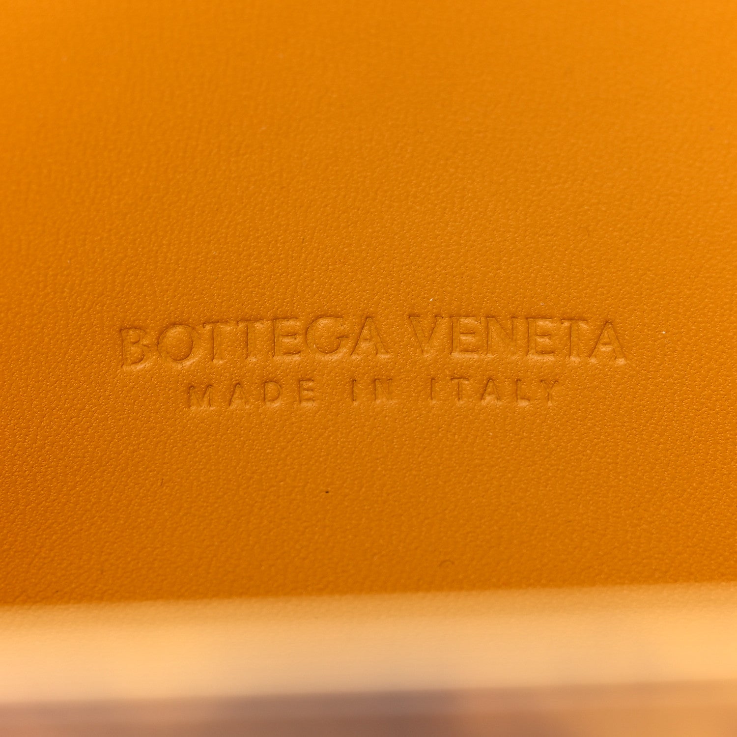 Bottega Veneta Spazzolato Calfskin Chain Clutch Gold Marble 6 of 12