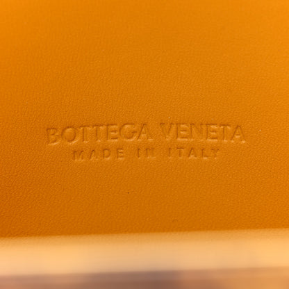 Bottega Veneta Spazzolato Calfskin Chain Clutch Gold Marble 6 of 12