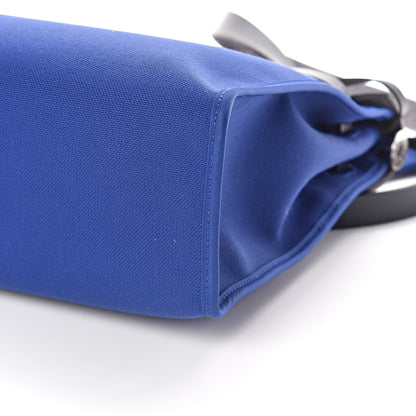 Hermes Toile Vache Hunter Herbag Zip 31 PM Bleu Electrique Bleu Indigo 10 of 11