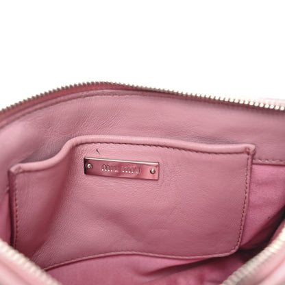 Miu Miu Nappa Matelasse Crystal Crossbody Clutch Rosa 6 of 11