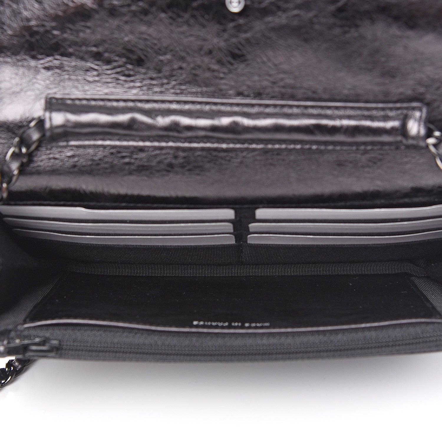 Chanel Aged Calfskin Quilted Reissue Wallet On Chain WOC So Black 4 of 10