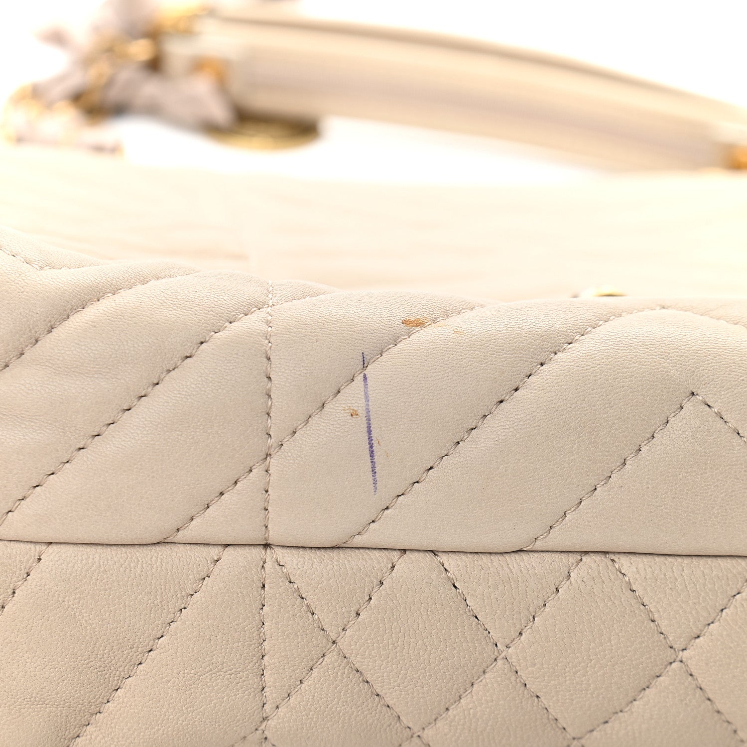 Lanvin Calfskin Quilted Medium Happy Shoulder Bag Grey 11 of 12