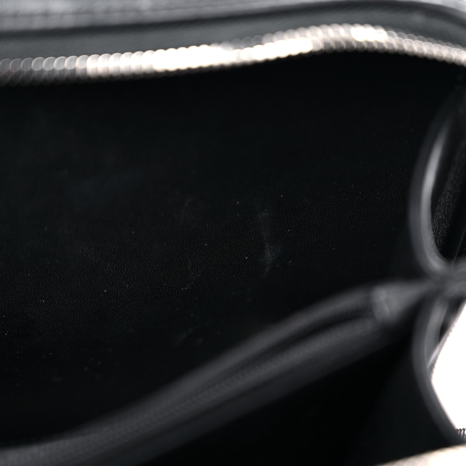 Chanel Lambskin Quilted Medium CC Filigree Vanity Case Black 12 of 22