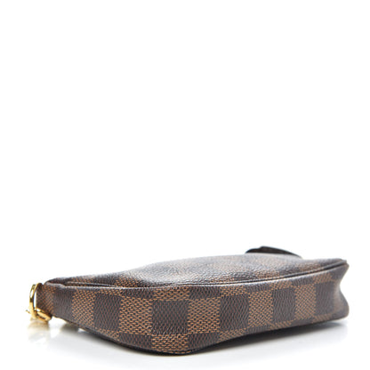 Louis Vuitton Damier Ebene Mini Pochette Accessories 4 of 9