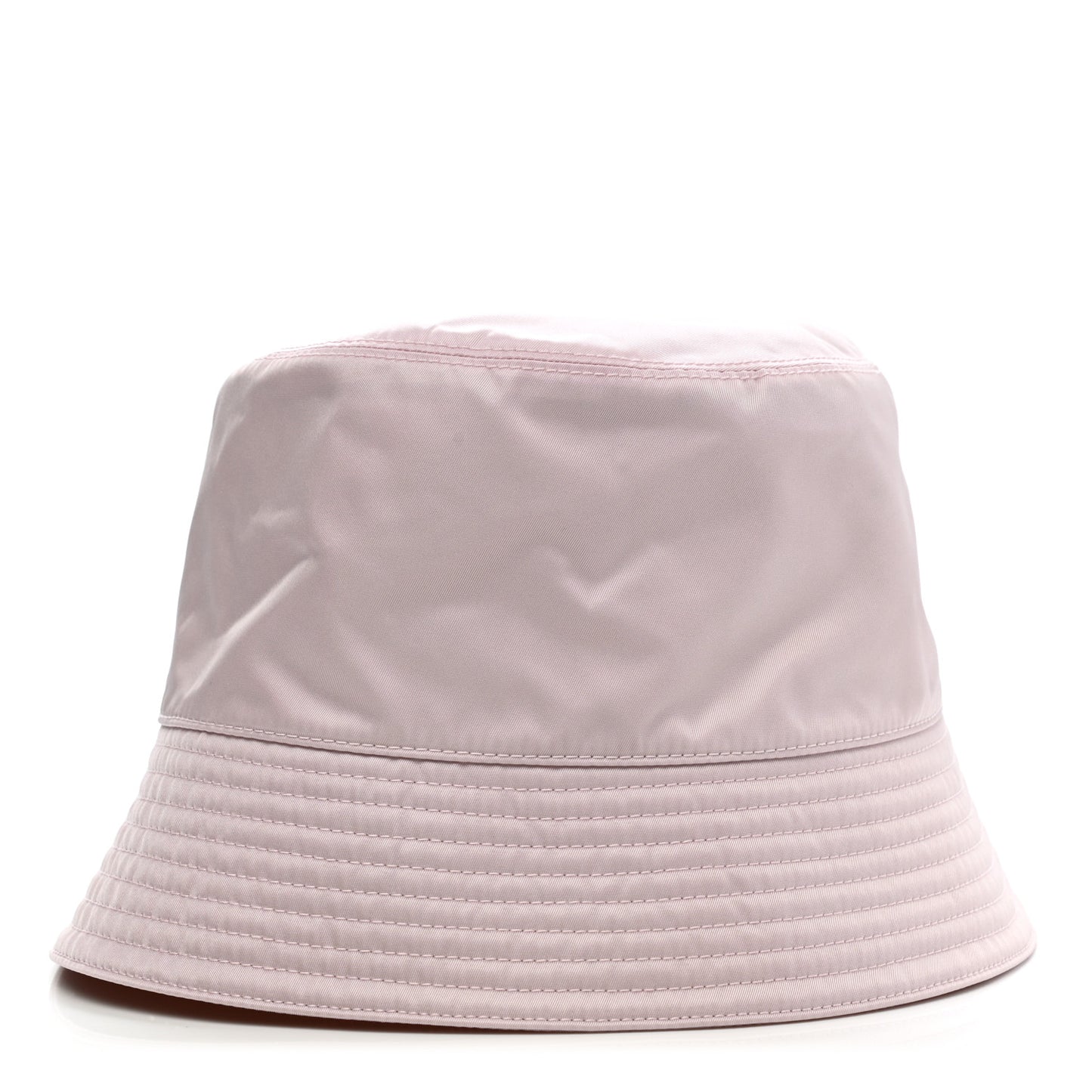 Re-Nylon Metal Triangle Logo Womens Bucket Hat XL Alabastro
