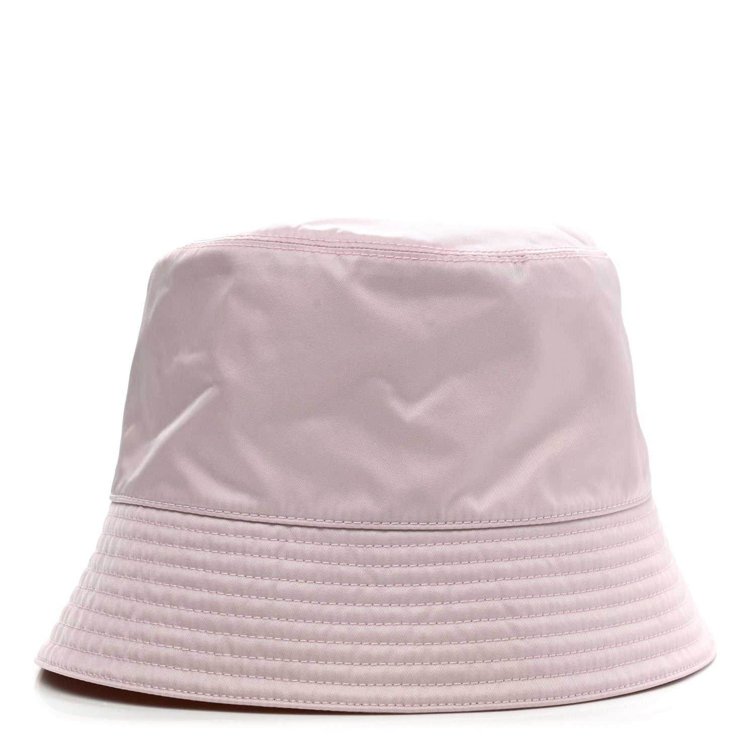 Prada Re-Nylon Metal Triangle Logo Womens Bucket Hat XL Alabastro 3 of 8