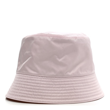 Prada Re-Nylon Metal Triangle Logo Womens Bucket Hat XL Alabastro 3 of 8