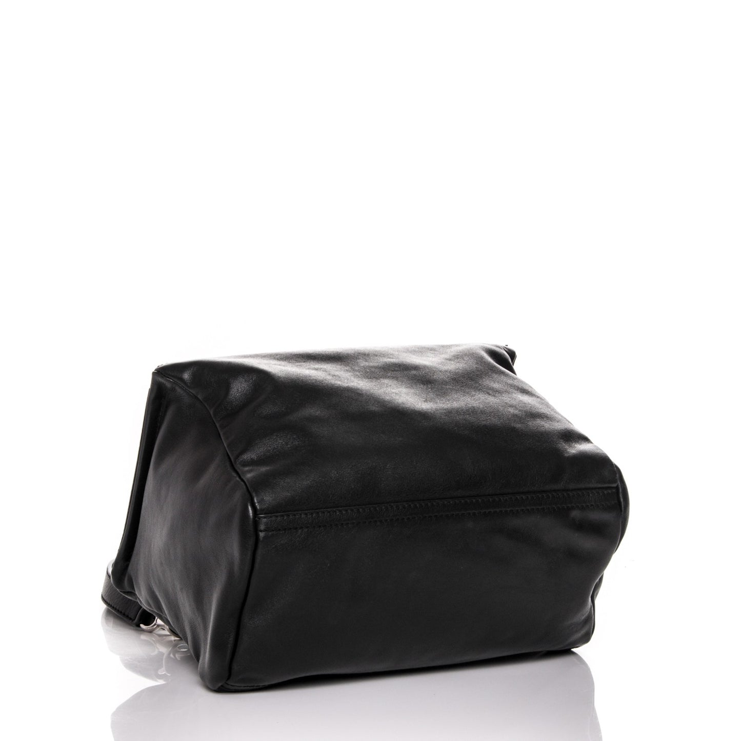Smooth Calfskin Wood Paneled Medium Pandora Black