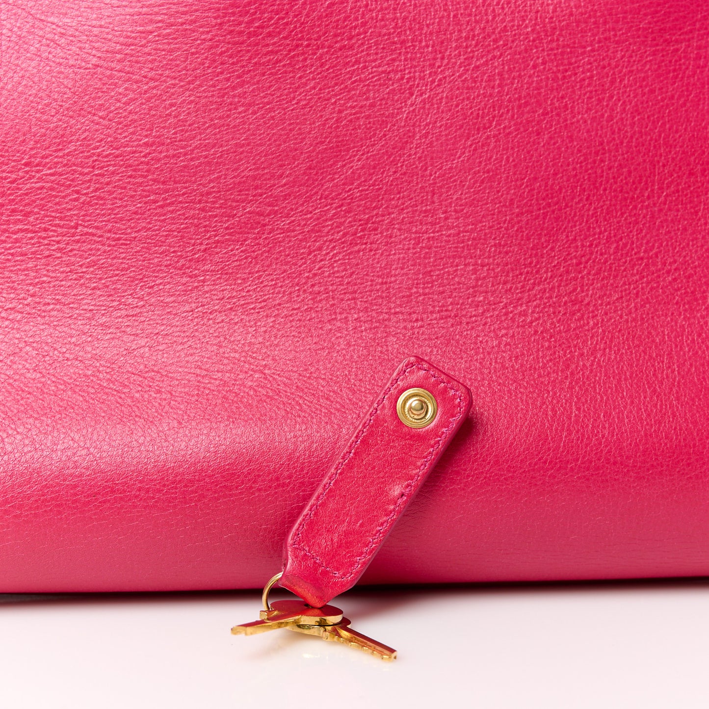Calfskin Small Sac De Jour Lipstick Pink