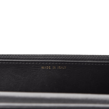 Chanel Lambskin Quilted Boy Wallet On Chain WOC Black 10 of 12