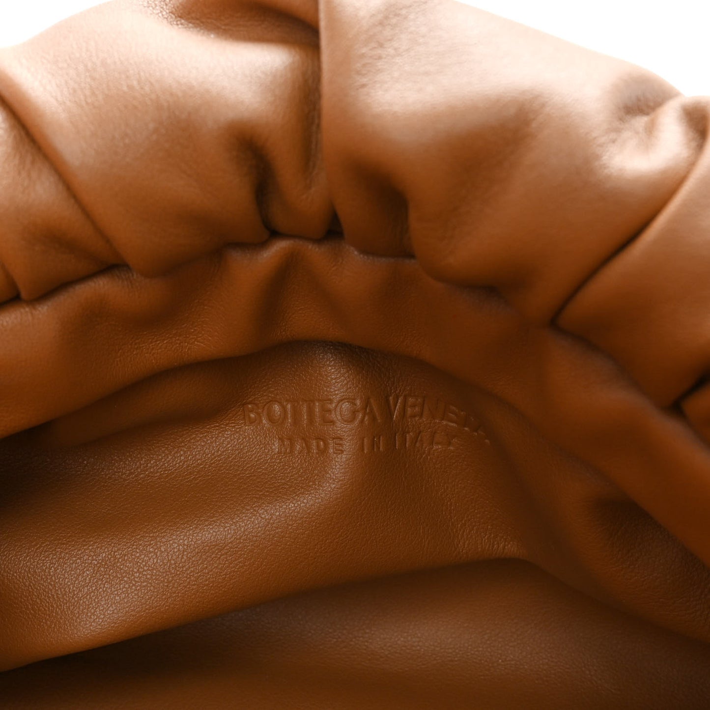 Calfskin The Pouch Chain Moutarde