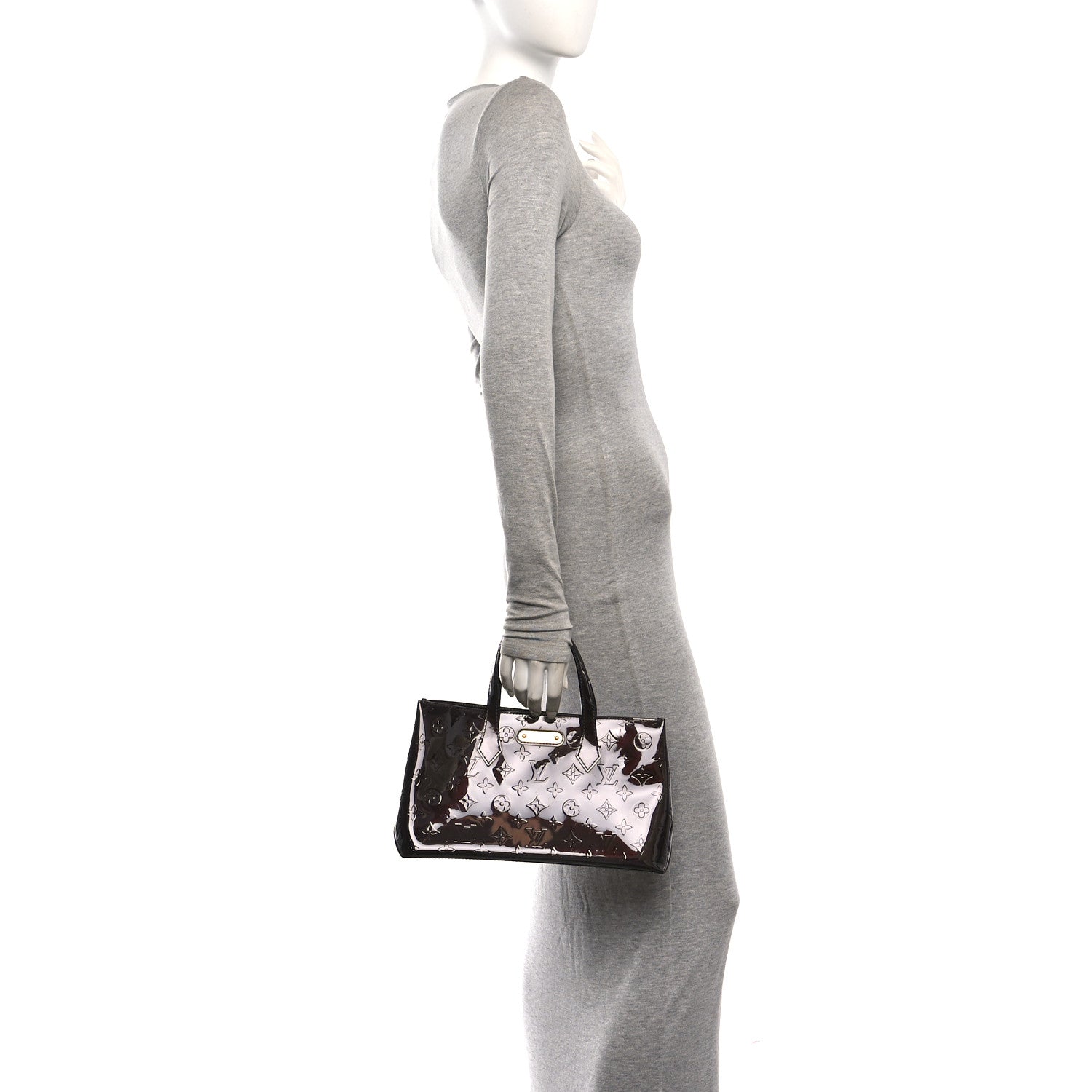 Louis Vuitton Vernis Wilshire PM Amarante 2 of 10