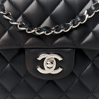 Chanel Lambskin Quilted Small Double Flap Black 9 of 12
