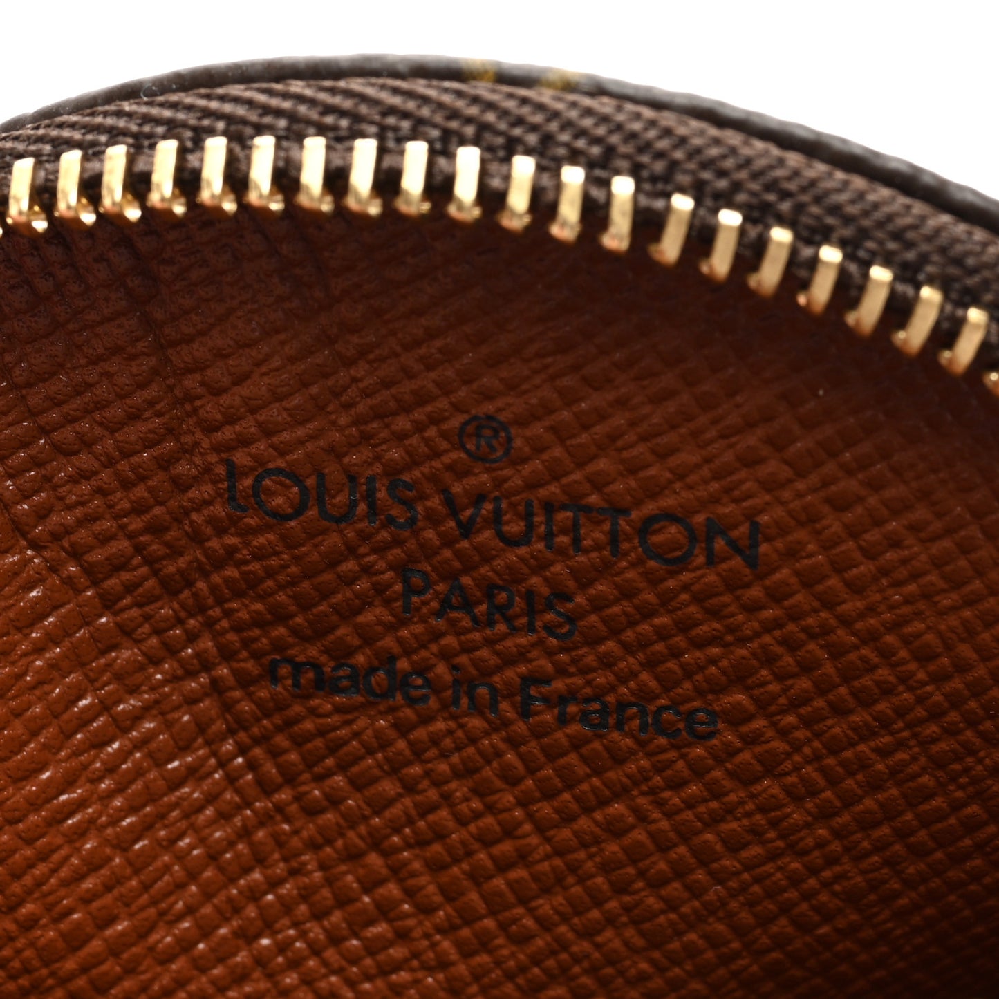 Monogram Round Coin Purse