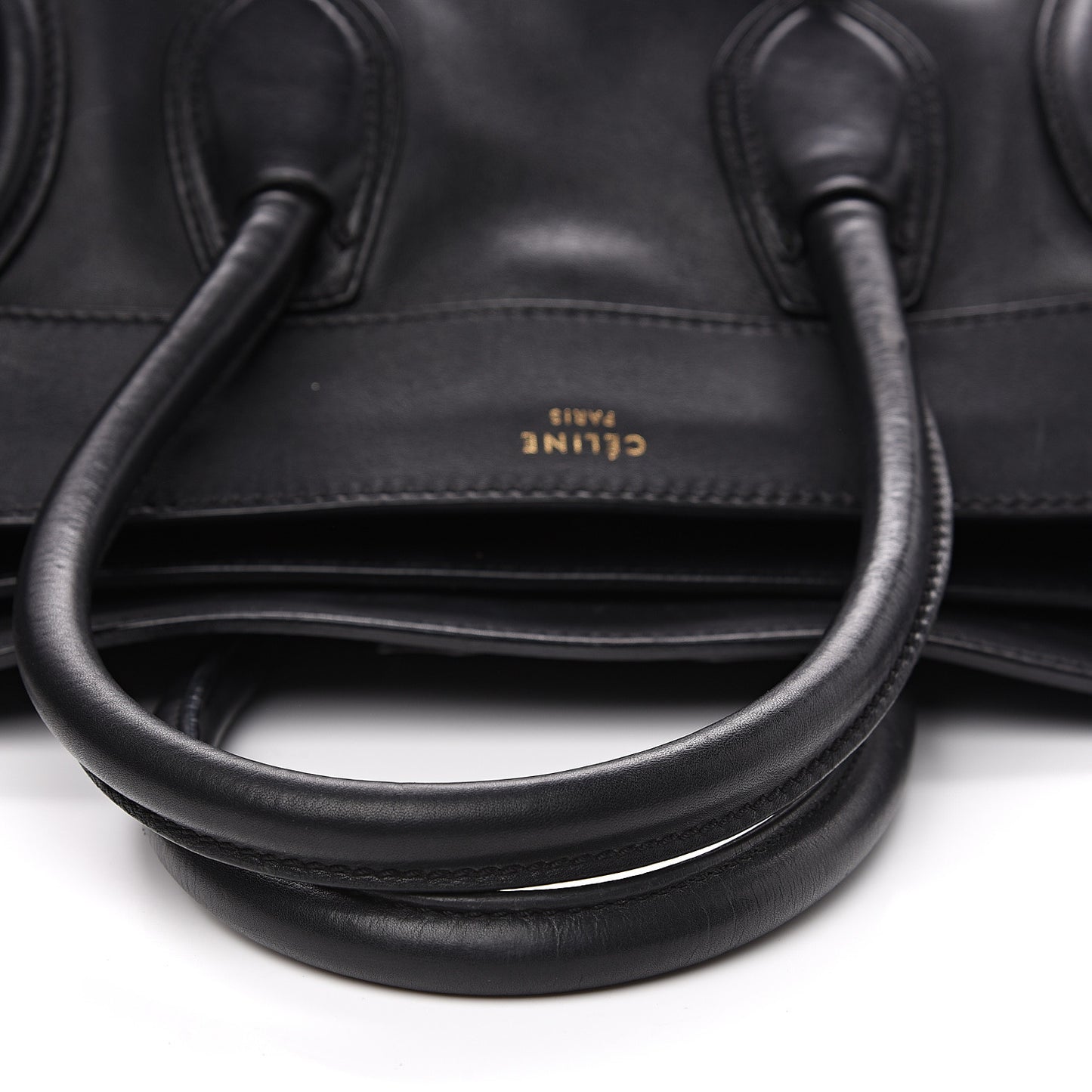 Smooth Calfskin Mini Luggage Black