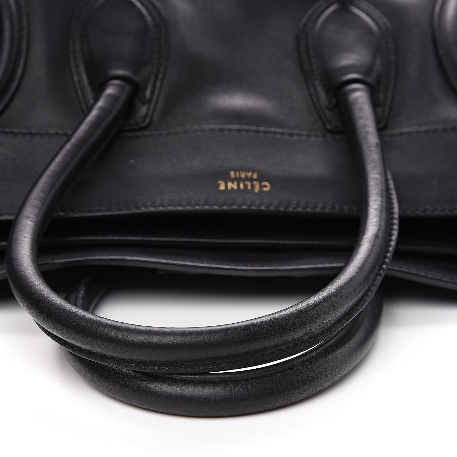 Celine Smooth Calfskin Mini Luggage Black 10 of 20