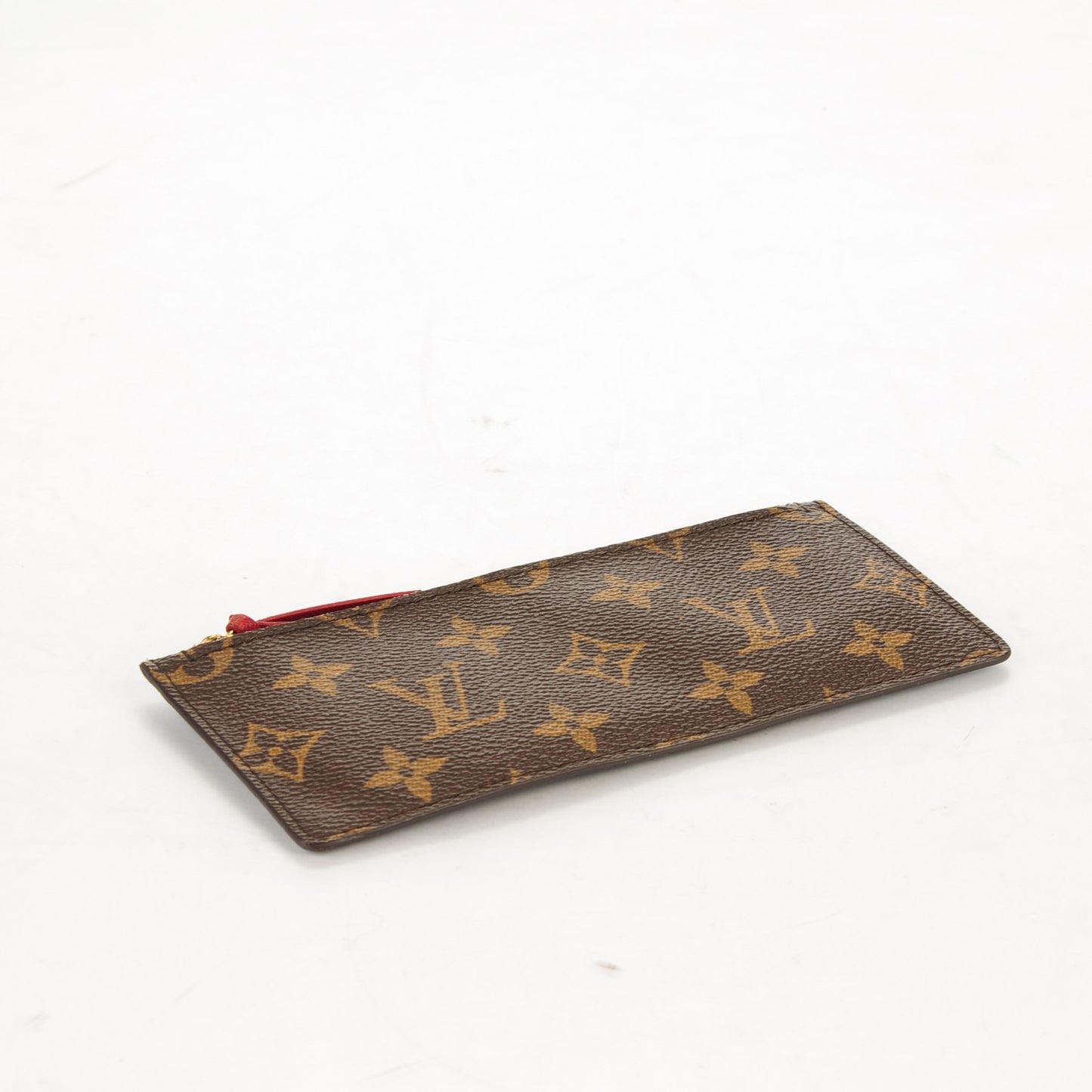 Monogram Josephine Wallet Zippered Insert Fuchsia