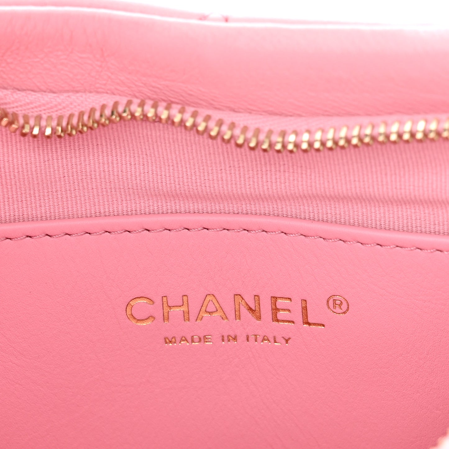 Lambskin Quilted CC Links Hobo Light Pink